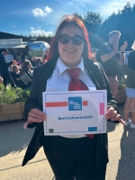 Best Instrumentalist on the day - Enderby's star Flugelhorn  Bex